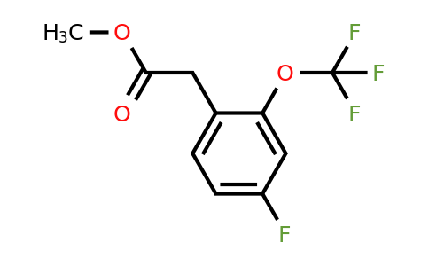 1804410-94-3 | Methyl 4-fluoro-2-(trifluoromethoxy)phenylacetate