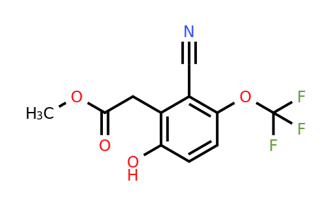 1804411-06-0 | Methyl 2-cyano-6-hydroxy-3-(trifluoromethoxy)phenylacetate