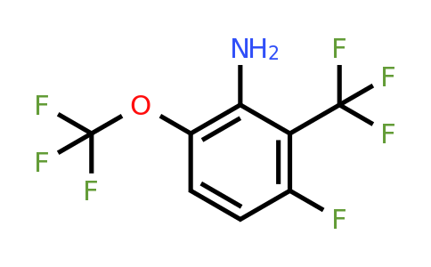 1804411-08-2 | 3-Fluoro-6-trifluoromethoxy-2-(trifluoromethyl)aniline