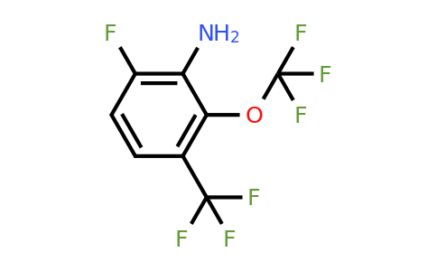 1804411-10-6 | 6-Fluoro-2-trifluoromethoxy-3-(trifluoromethyl)aniline