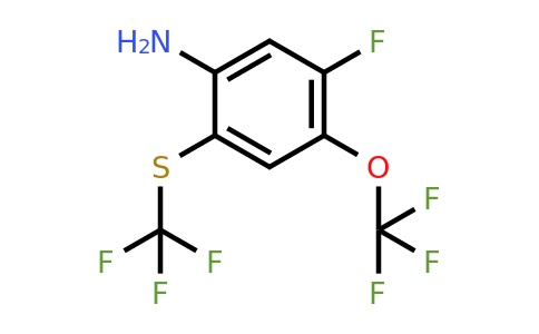1804411-12-8 | 5-Fluoro-4-trifluoromethoxy-2-(trifluoromethylthio)aniline