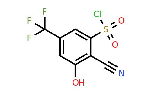 1804411-28-6 | 2-Cyano-3-hydroxy-5-(trifluoromethyl)benzenesulfonylchloride