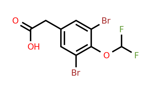 1804413-10-2 | 3,5-Dibromo-4-(difluoromethoxy)phenylacetic acid
