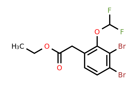 1804413-22-6 | Ethyl 3,4-dibromo-2-(difluoromethoxy)phenylacetate
