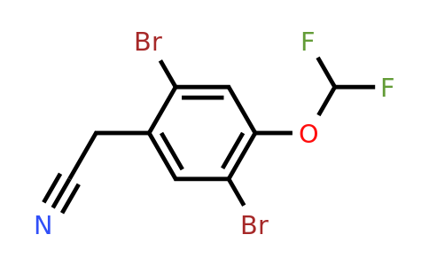 1804413-28-2 | 2,5-Dibromo-4-(difluoromethoxy)phenylacetonitrile
