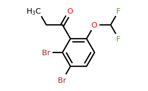 1804413-37-3 | 2',3'-Dibromo-6'-(difluoromethoxy)propiophenone