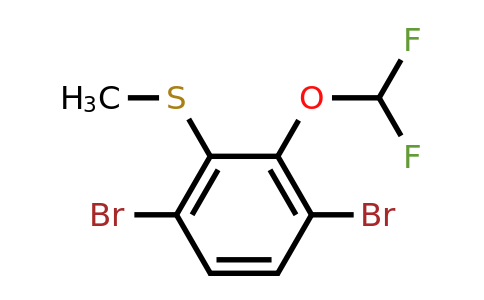 1804413-62-4 | 3,6-Dibromo-2-(difluoromethoxy)thioanisole