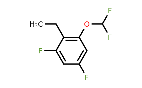1804415-33-5 | 1,5-Difluoro-3-difluoromethoxy-2-ethylbenzene