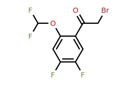 1804415-59-5 | 4',5'-Difluoro-2'-(difluoromethoxy)phenacyl bromide