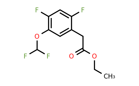 1804416-07-6 | Ethyl 2,4-difluoro-5-(difluoromethoxy)phenylacetate
