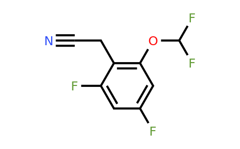 1804416-36-1 | 2,4-Difluoro-6-(difluoromethoxy)phenylacetonitrile