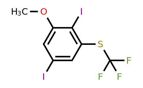 1804417-06-8 | 2,5-Diiodo-3-(trifluoromethylthio)anisole
