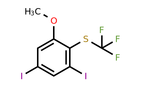 1804417-14-8 | 3,5-Diiodo-2-(trifluoromethylthio)anisole