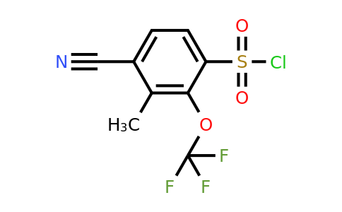 1804417-16-0 | 4-Cyano-3-methyl-2-(trifluoromethoxy)benzenesulfonyl chloride