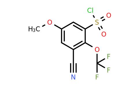 1804417-48-8 | 3-Cyano-5-methoxy-2-(trifluoromethoxy)benzenesulfonylchloride