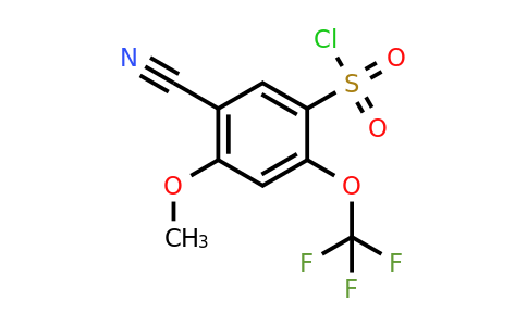 1804417-51-3 | 5-Cyano-4-methoxy-2-(trifluoromethoxy)benzenesulfonylchloride
