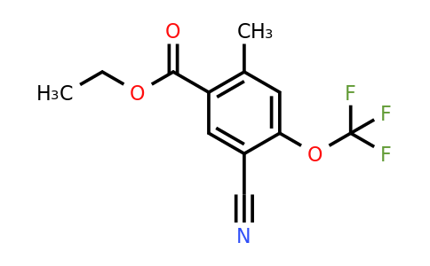 1804417-54-6 | Ethyl 5-cyano-2-methyl-4-(trifluoromethoxy)benzoate