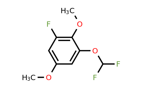 1804417-59-1 | 1-Difluoromethoxy-2,5-dimethoxy-3-fluorobenzene