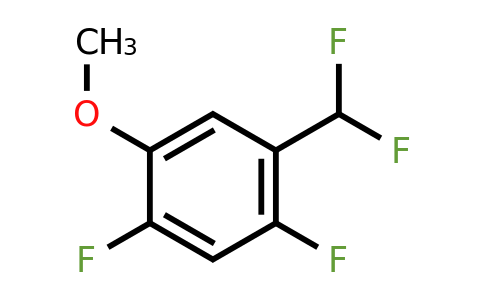 1804417-73-9 | 2,4-Difluoro-5-(difluoromethyl)anisole