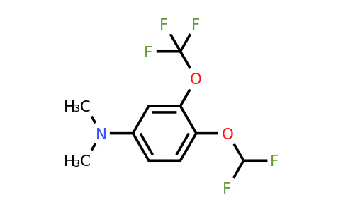 1804417-94-4 | 1-Difluoromethoxy-4-dimethylamino-2-(trifluoromethoxy)benzene