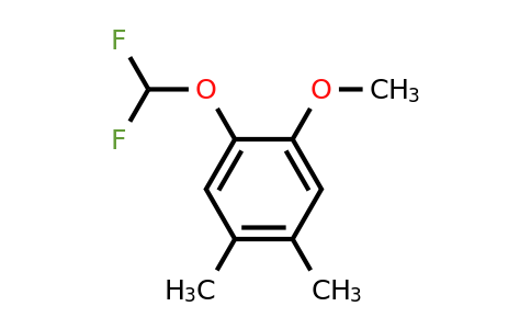 1804418-02-7 | 2-Difluoromethoxy-4,5-dimethylanisole