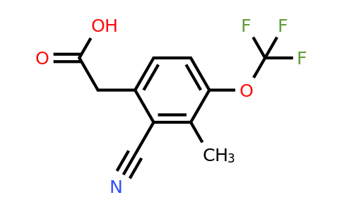1804418-21-0 | 2-Cyano-3-methyl-4-(trifluoromethoxy)phenylacetic acid
