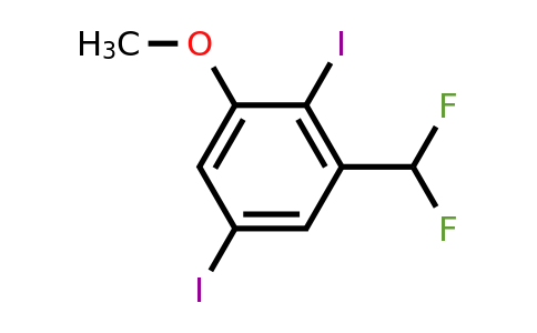 1804418-35-6 | 3-Difluoromethyl-2,5-diiodoanisole