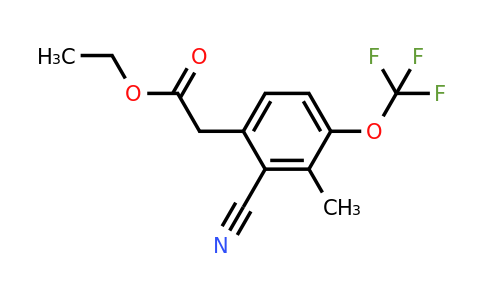 1804418-45-8 | Ethyl 2-cyano-3-methyl-4-(trifluoromethoxy)phenylacetate
