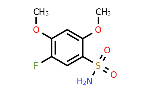1804418-70-9 | 2,4-Dimethoxy-5-fluorobenzenesulfonamide