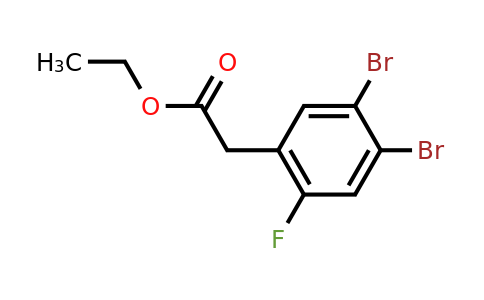 1804418-80-1 | Ethyl 4,5-dibromo-2-fluorophenylacetate