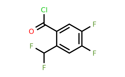 1804418-90-3 | 4,5-Difluoro-2-(difluoromethyl)benzoylchloride