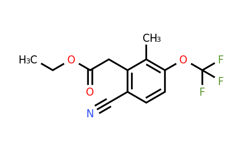 1804418-96-9 | Ethyl 6-cyano-2-methyl-3-(trifluoromethoxy)phenylacetate