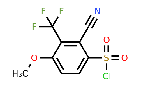 1804419-15-5 | 2-Cyano-4-methoxy-3-(trifluoromethyl)benzenesulfonylchloride