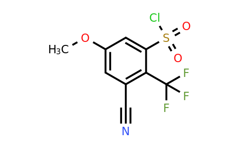 1804419-20-2 | 3-Cyano-5-methoxy-2-(trifluoromethyl)benzenesulfonylchloride