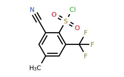 1804419-30-4 | 2-Cyano-4-methyl-6-(trifluoromethyl)benzenesulfonyl chloride