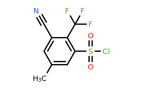 1804419-38-2 | 3-Cyano-5-methyl-2-(trifluoromethyl)benzenesulfonyl chloride