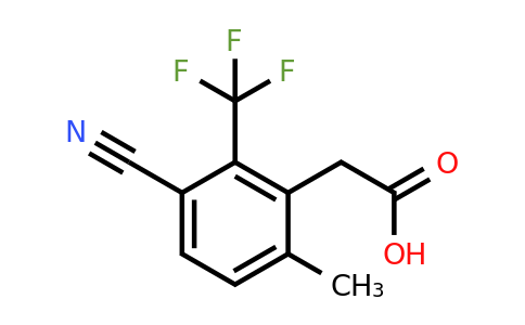 1804420-20-9 | 3-Cyano-6-methyl-2-(trifluoromethyl)phenylacetic acid
