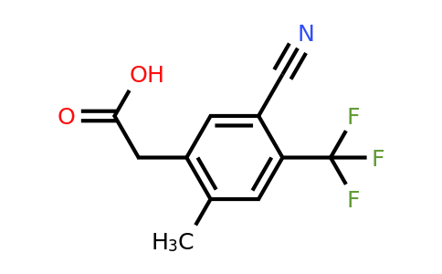 1804420-33-4 | 5-Cyano-2-methyl-4-(trifluoromethyl)phenylacetic acid