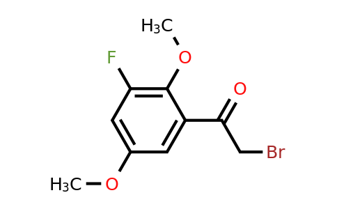 1804420-59-4 | 2',5'-Dimethoxy-3'-fluorophenacyl bromide
