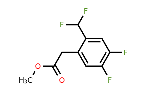 1804420-66-3 | Methyl 4,5-difluoro-2-(difluoromethyl)phenylacetate