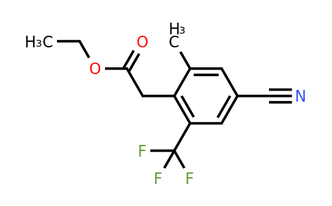1804420-69-6 | Ethyl 4-cyano-2-methyl-6-(trifluoromethyl)phenylacetate
