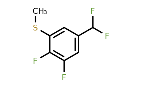 1804420-85-6 | 2,3-Difluoro-5-(difluoromethyl)thioanisole