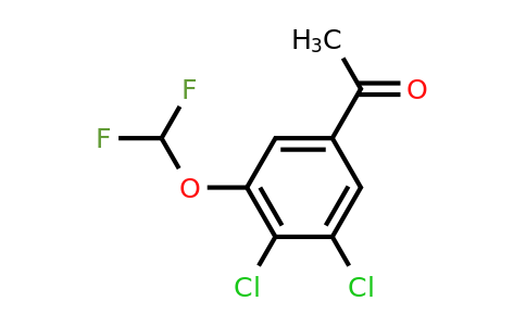 1804421-08-6 | 3',4'-Dichloro-5'-(difluoromethoxy)acetophenone
