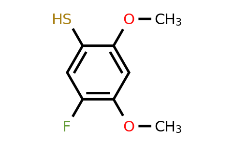 1804421-23-5 | 2,4-Dimethoxy-5-fluorothiophenol
