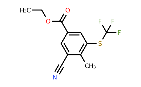 1804421-69-9 | Ethyl 3-cyano-4-methyl-5-(trifluoromethylthio)benzoate