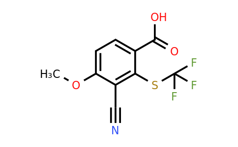1804422-14-7 | 3-Cyano-4-methoxy-2-(trifluoromethylthio)benzoic acid