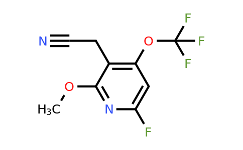 6-Fluoro-2-methoxy-4-(trifluoromethoxy)pyridine-3-acetonitrile