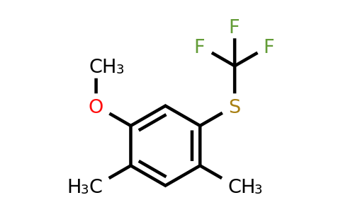 1804432-71-0 | 2,4-Dimethyl-5-(trifluoromethylthio)anisole