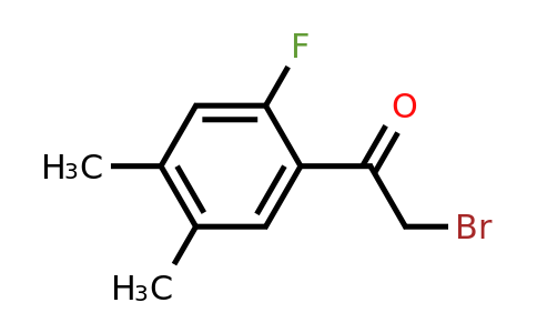 1804432-72-1 | 4',5'-Dimethyl-2'-fluorophenacyl bromide