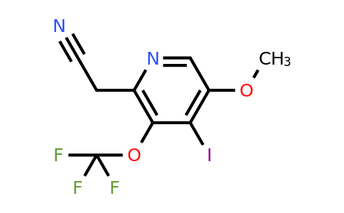 4-Iodo-5-methoxy-3-(trifluoromethoxy)pyridine-2-acetonitrile